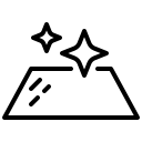 تنظيف الأسطح الرئيسية أولاً
